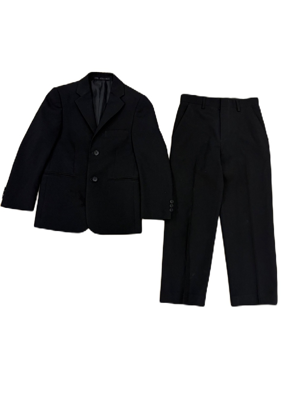 Robert Allan Boys Black Two-Piece Suit - Size 8